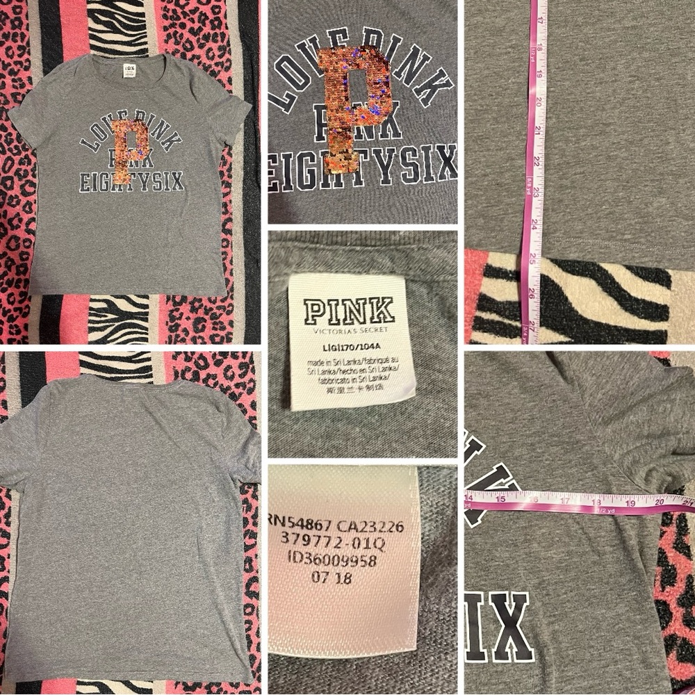 PINK Victoria's Secret BLING sequins tropical bundle - Picture 5 of 13